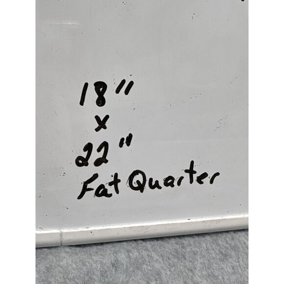 Polka Dot Cotton Fat Quarter Fabric 18" x 22" Navy on Cream for Quilting & Sewin - Picture 3 of 4